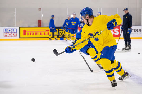 Jonathan Pudas of Sweden at a practice session