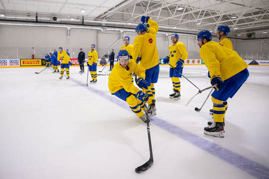 Jonathan Pudas of Sweden at a practice session