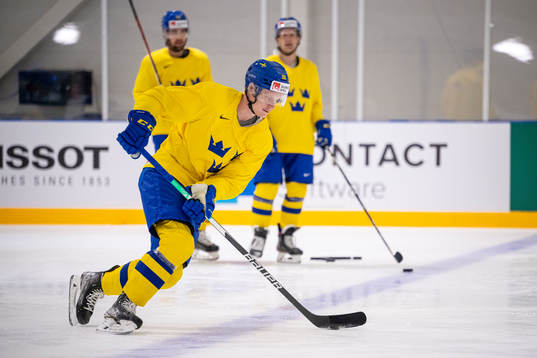 Anton Bengtsson of Sweden at a practice session