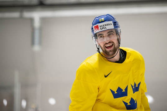 Erik Gustafsson of Sweden at a practice session