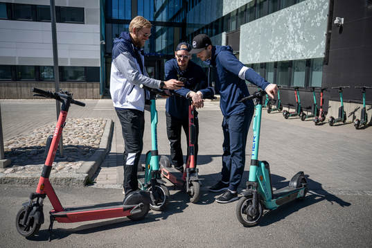 Goaltender Magnus Hellberg, Joakim Nordström and