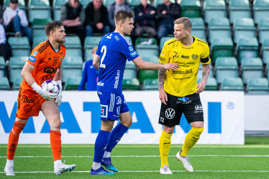 Sundsvalls Anton Eriksson och Mjällbys David Löfquist