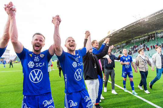 Sundsvalls Erik Andersson jublar
