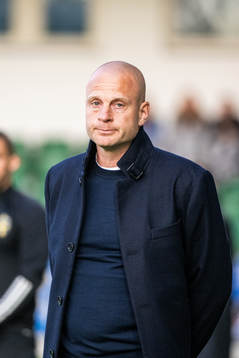 Mjällbys tränare Andreas Brännström deppar