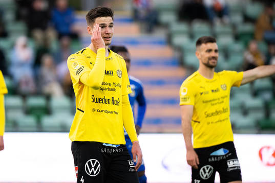 Mjällbys Noah Eile deppar
