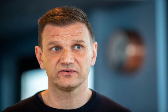 Head coach Andreas Pettersson of the Swedish U21 national