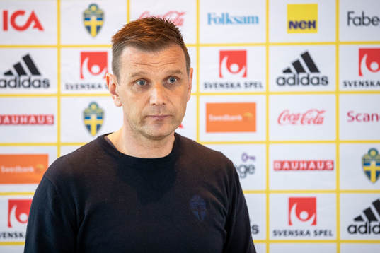 Head coach Andreas Pettersson of the Swedish U21 national