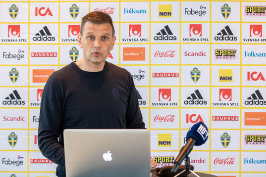 Head coach Andreas Pettersson of the Swedish U21 national