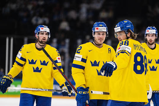 Erik Gustafsson, Lucas Wallmark and William Nylander of