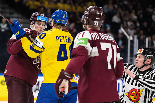 Kristaps Zille of Latvia and Jacob Peterson of Sweden