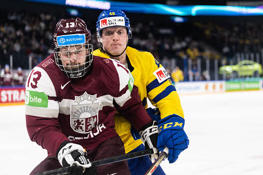 Rihards Bukarts of Latvia and Carl Klingberg of Sweden