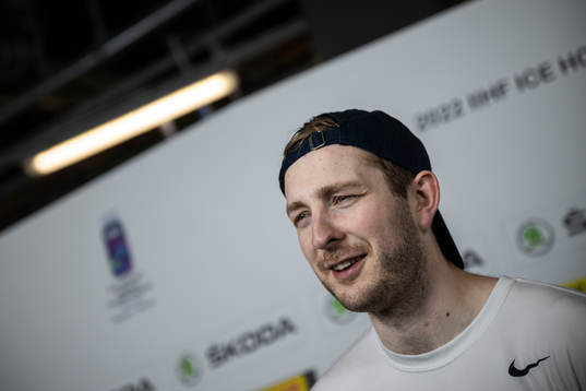 Goaltender Linus Ullmark of Sweden