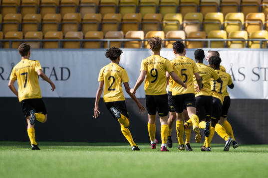 Elfsborgs spelare jublar