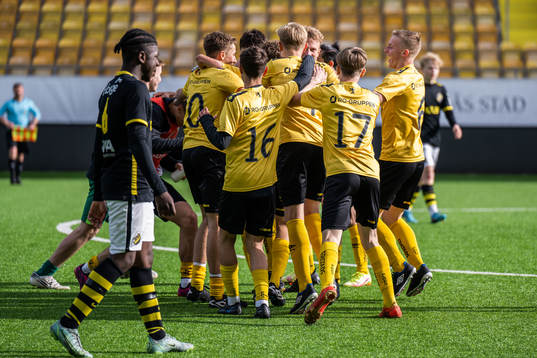 Elfsborgs spelare jublar vid slutsignalen