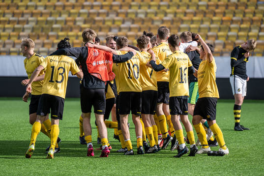 Elfsborgs spelare jublar vid slutsignalen