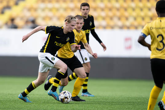 AIKs Andreas Redkin och Elfsborgs Arvid Södeliden