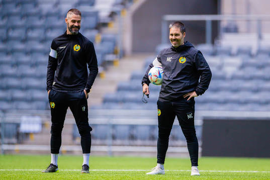 Hammarbys assisterande tränare Ivan Piñol Zoroa och
