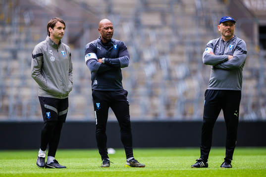 Malmö FFs tränare Milos Milojevic, assisterande tränare