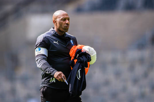 Malmö FFs assisterande tränare Jeffrey Aubynn