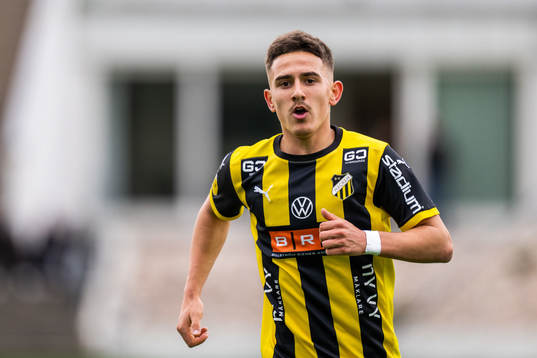 Häckens Semir Bosnic jublar
