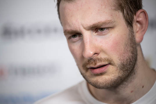 Goaltender Linus Ullmark of Sweden