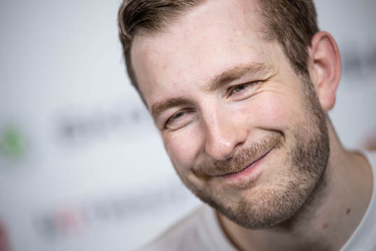 Goaltender Linus Ullmark of Sweden