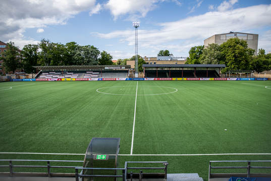 Interiör av Malmö Idrottsplats