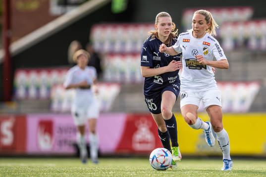 Rosengårds Bea Sprung och Häckens Elin Rubensson