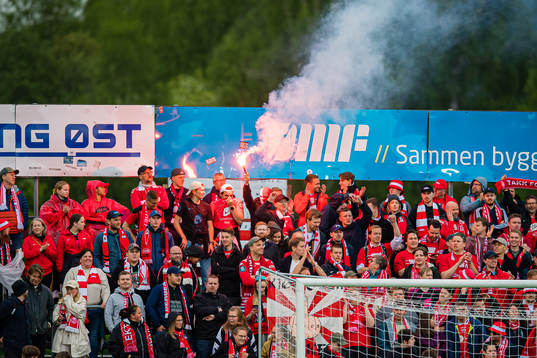 Spectators in the stands