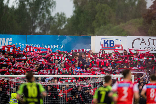 Spectators in the stands