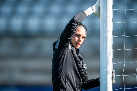 Häckens målvakt Jennifer Falk