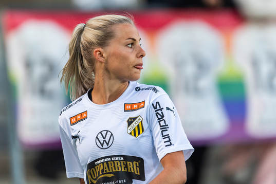 Häckens Lotta Öqvist deppar
