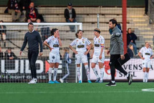 Häckens tränare Robert Vilahamn deppar