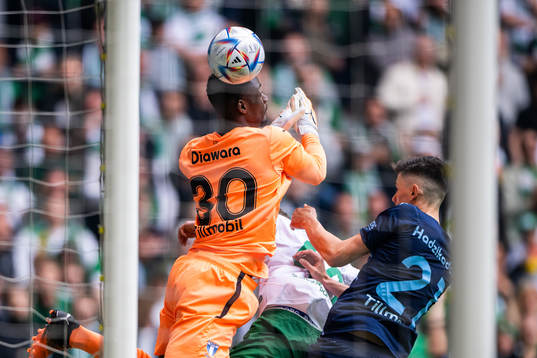 Malmö FFs Ismael Diawara och Dennis Hadzikadunic