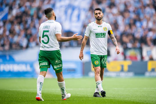Hammarbys Mohanad Jeahze och Nahir Besara