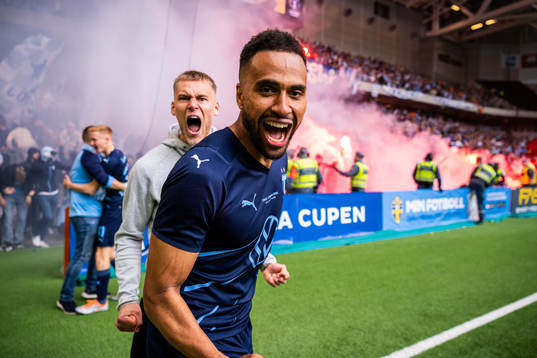 Malmö FFs Isaac Kiese Thelin jublar