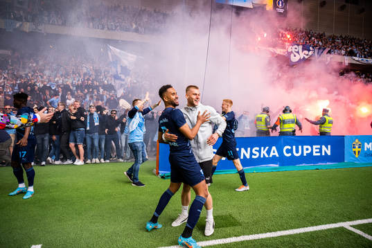 Malmö FFs Isaac Kiese Thelin jublar