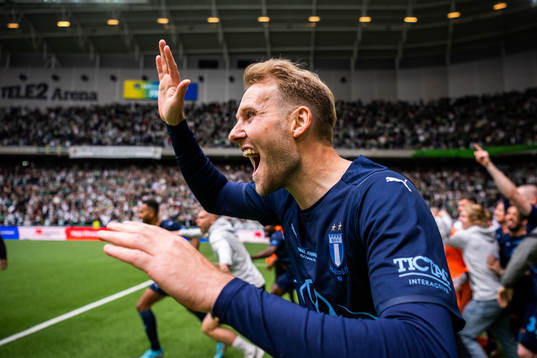 Malmö FFs Ola Toivonen jublar