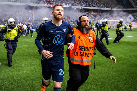 Malmö FFs Lasse Nielsen jublar