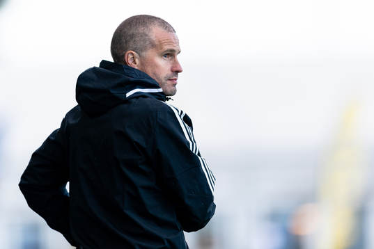 Falkenbergs tränare Christoffer Andersson