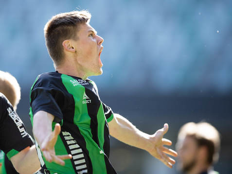 GAIS Axel Henriksson jublar