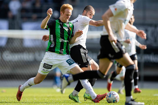 GAIS Viktor Krüger och Oskarshamns Tamazi Tsetskhladze