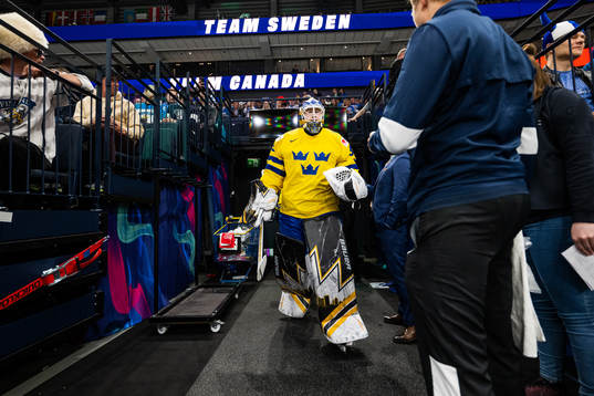 goaltender Linus Ullmark of Sweden
