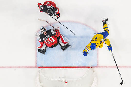 Max Friberg of Sweden celebrates