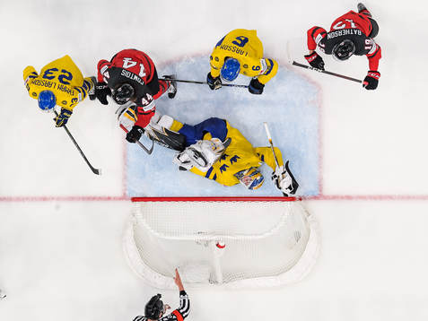 Oliver Ekman Larsson, goaltender Linus Ullmark and Adam