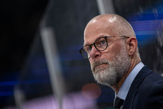Assistant coach Marcus Ragnarsson of Sweden