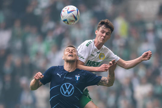Malmö FFs Felix Beijmo och Hammarbys Williot Swedberg