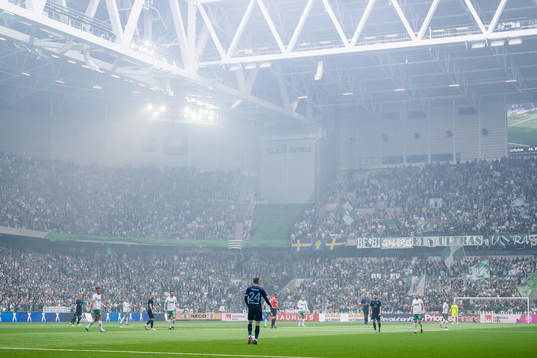 under finalen i Svenska Cupen mellan Hammarby och Malmö FF