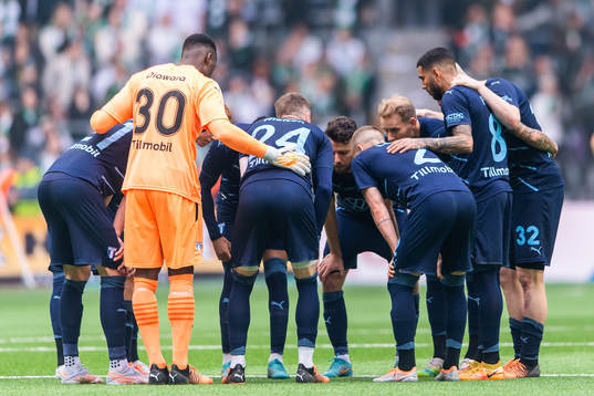 Malmö FFs spelare samlas