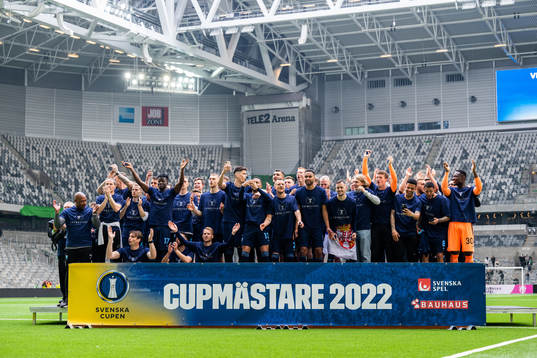 Malmö FFs spelare jublar